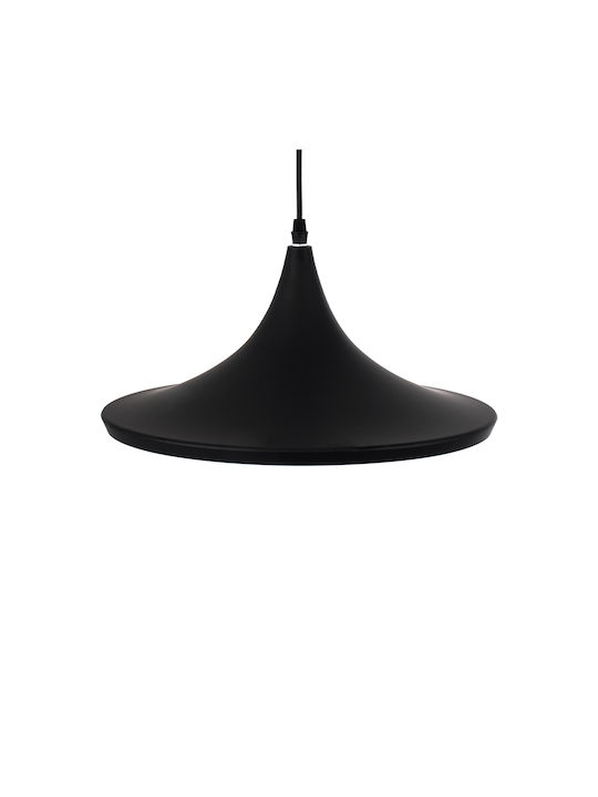 GloboStar Shanghai Black Bell Ceiling Light with E27 Socket 37x20x20cm