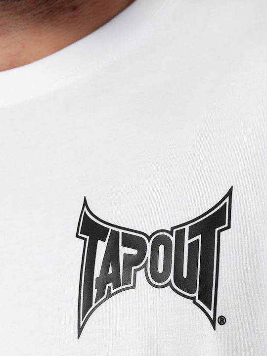 Tapout Herren T-Shirt Kurzarm Weiß