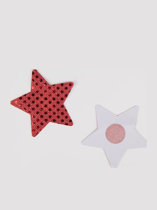 Sequin Nipple Covers Red