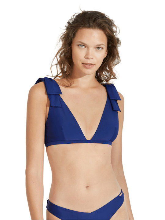 Bikinioberteile Dreieck B Becher Blau