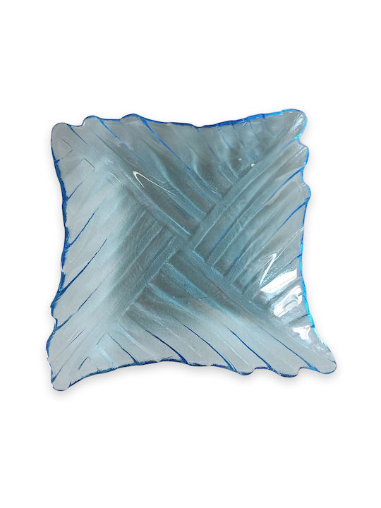 Joli Plate Desert Square Glass Multicolour 10x10cm 6pcs