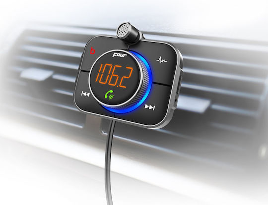 Four Connect FM Car Transmitter with Bluetooth