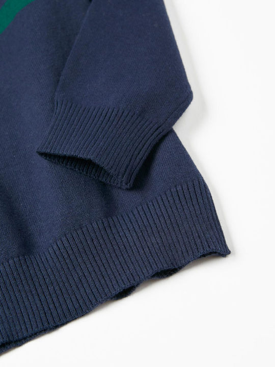 Kids' Sweater Long Sleeve Navy Blue