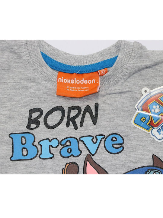 Nickelodeon Kinderhemd Langarm Gray