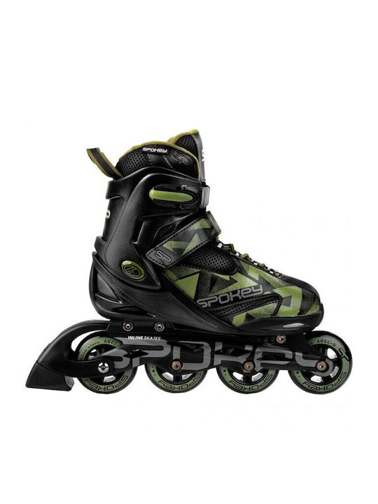 Spokey Makan 929324 Inline Rollers Schwarz Schwarz/Grün Erwachsene/Kinder