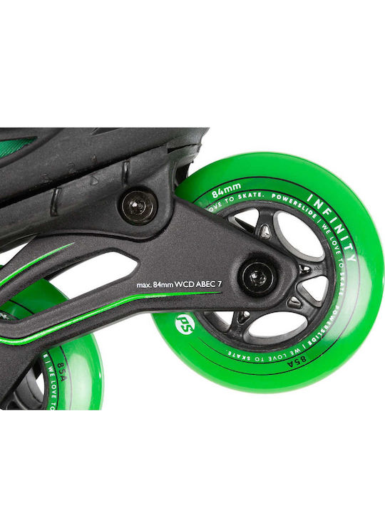 Powerslide Phuzion Universe Inline Αυξομειούμενα Rollers Πράσινα Παιδικά