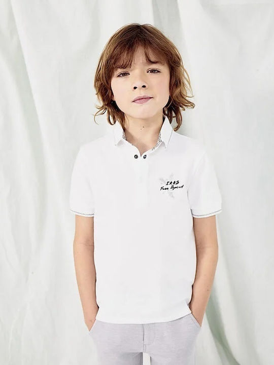Kids' Polo Short Sleeve White