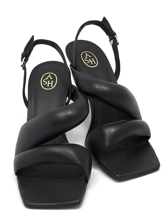 Ash Leather Women's Sandals Madison Black