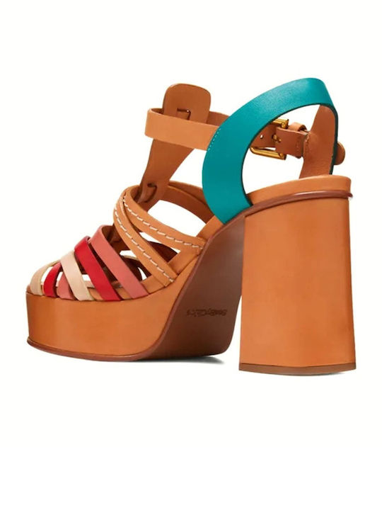 Damen Sandalen in Mehrfarbig Farbe