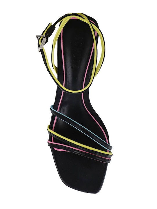 Leder Sandalen Schwarz
