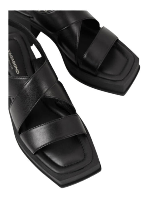 Vagabond Leather Women's Sandals HENNIE Black