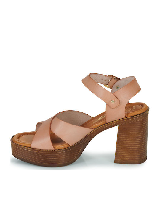 Tania Damen Sandalen Beigen