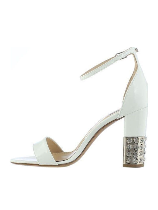 Leder Sandalen Weiß