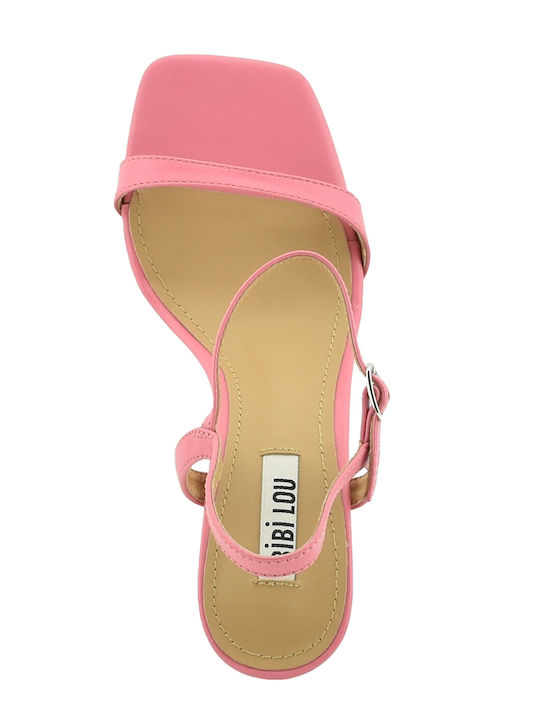 Leather Sandals Fuchsia