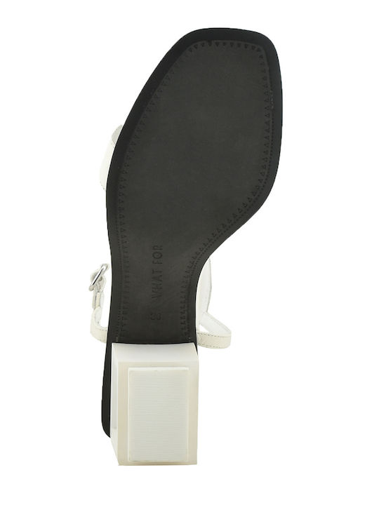 Leder Sandalen Weiß