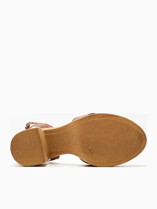 Sandalen Tabac Braun