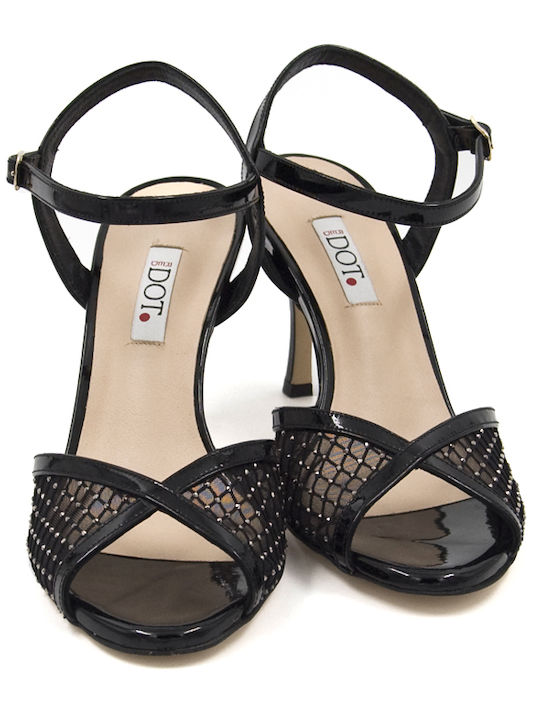 Red Dot Women's Sandals Black