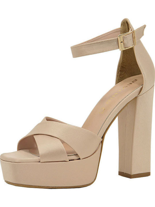 Stoff Sandalen Rosa
