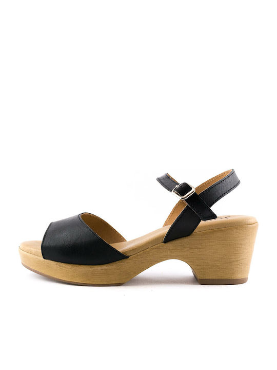 Leather Sandals Black