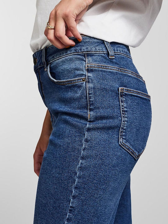 Hoch tailliert Damenjeans in Gerader Linie