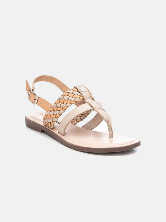 Refresh Women's Flat Sandals in Beige Color