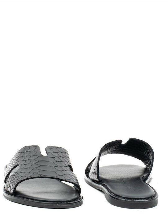 Sandale Casual Damă Din Piele Negru