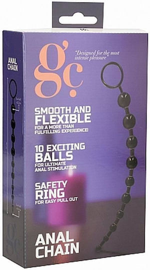 Shots Anal Beads Black