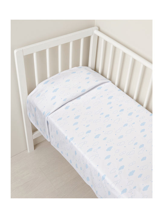Prenatal Blanket Nursery Swaddling Blankets Light Blue 85x75cm