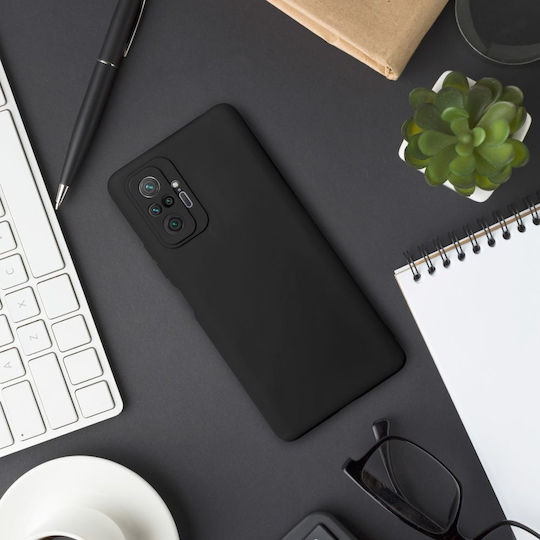 Forcell Soft Back Cover Σιλικόνης Μαύρο (Redmi Note 12 5G)