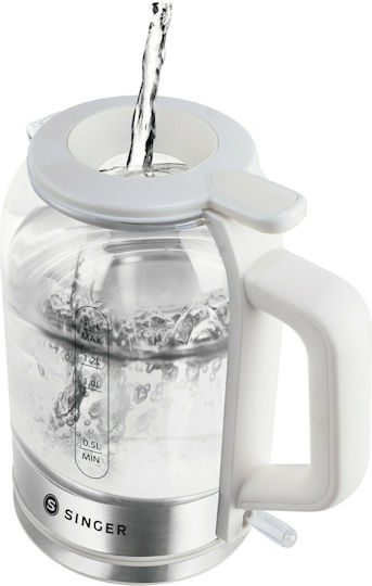 Singer Kettle 1.5lt 2200W White