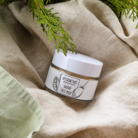 Apeiranthos Baobab Gesichtsmaske für das Gesicht für Feuchtigkeitsspendend 50gr