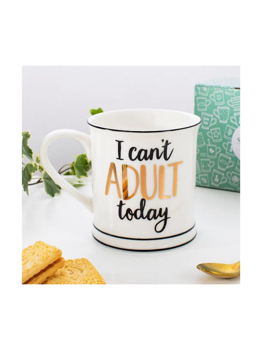 Sass & Belle I Can't Adult Today Cană Ceramică Albă 1buc