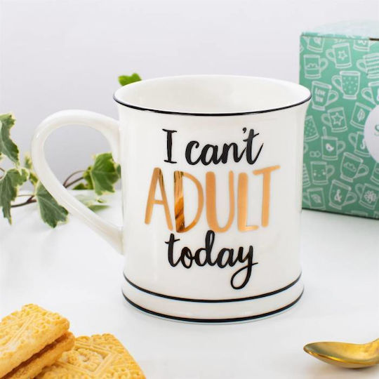 Sass & Belle I Can't Adult Today Becher Keramik Weiß Sass & Belle I Can't Adult Today Becher Keramik Weiß