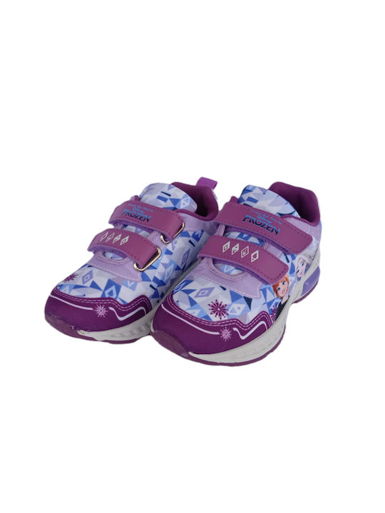 Meridian Kids Sneakers with Scratch Purple