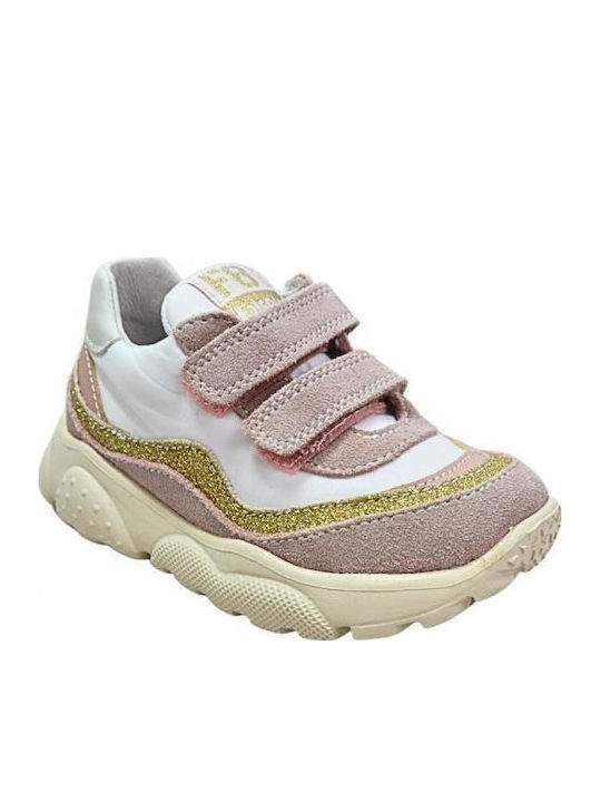 Kids Sneakers with Scratch Pink