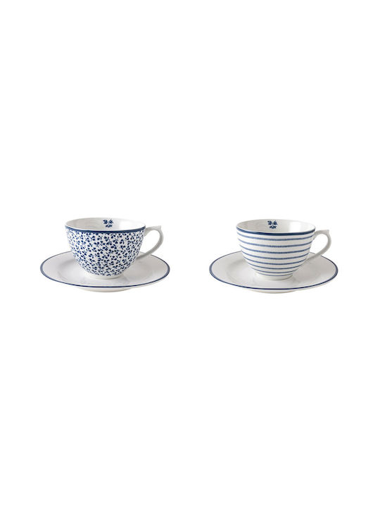 Laura Ashley Porcelain Tea Cup Set Blue 2pcs