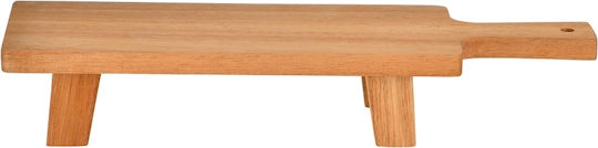 Bergner Wooden Cheese Serving Platter with Handle 38x11x7cm