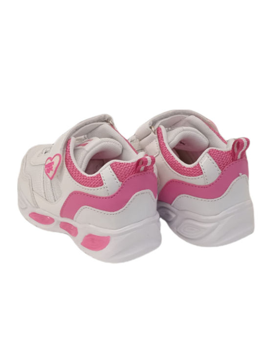 Παιδικά Sneakers με Σκρατς Λευκά