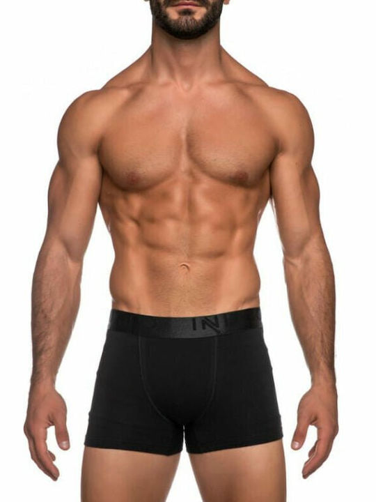 Inizio Men's Boxers Black 2Pack