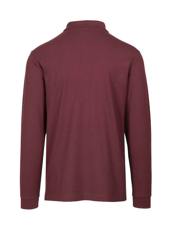 Paul & Shark Bluza Bărbătească cu Mânecă Scurtă Polo Burgundy