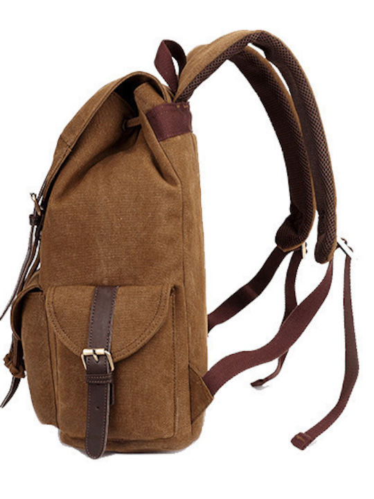 Kaukko Ezra Fabric Backpack Waterproof Brown 26.1lt K1016