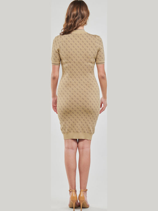 Mini Dress Beige