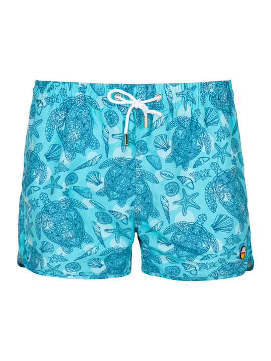 Solano Swimwear Herren Badebekleidung Shorts Hellblau