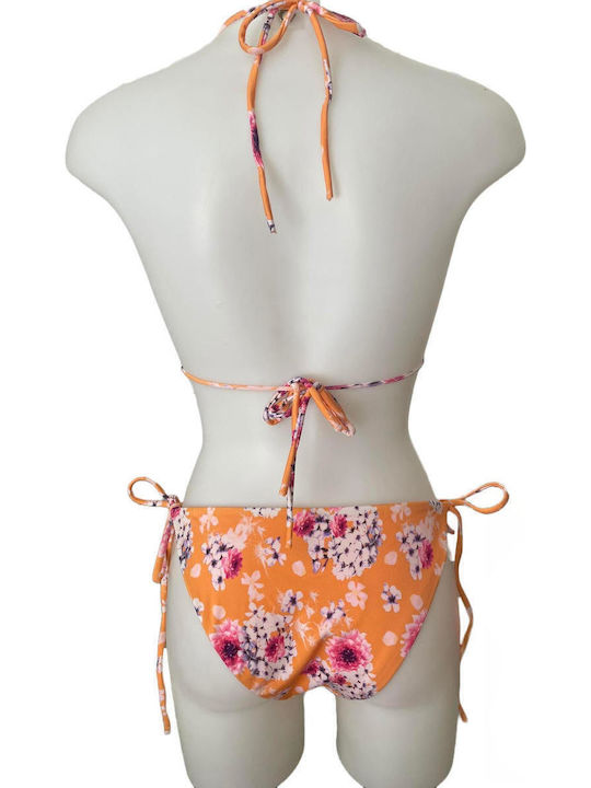 Bikini Dreieck C Becher Blumen Lilium