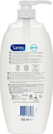 Sanex Zero% Αφρόλουτρο σε Gel 750ml