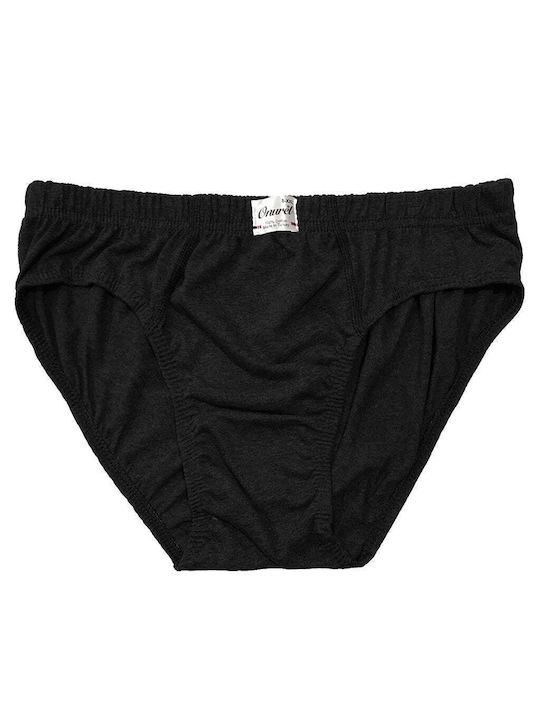 Ανδρικά Σλιπ Μαύρο/Γκρι 3Pack