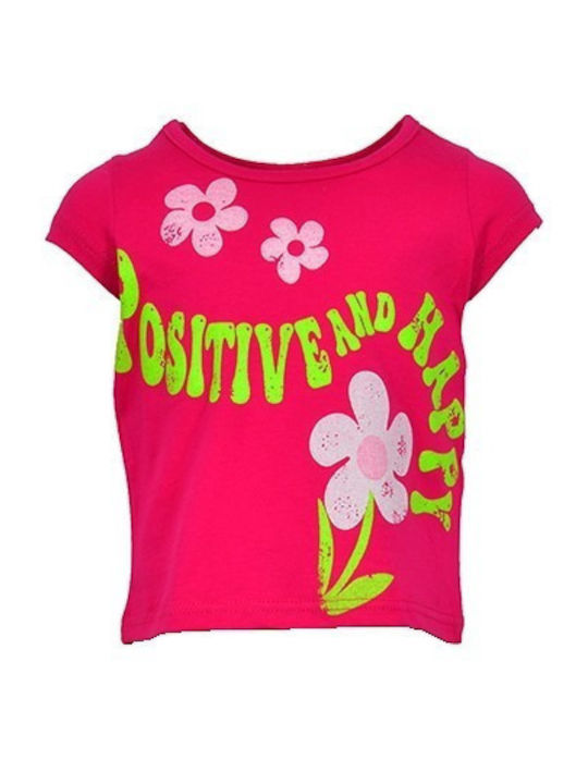 Kids' Set with Leggings Summer 2pcs Fuchsia
