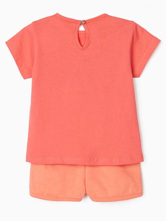 Kids' Set with Shorts Summer 2pcs Orange