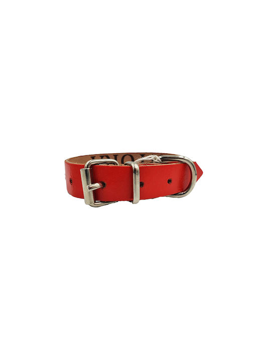 ByLeather Hundehalsband Leder in Roter Farbe Klein 45cm ByLeather Hundehalsband Leder in Roter Farbe Klein 45cm