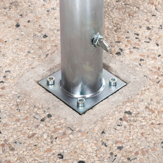 HomeMarkt Premium Βάση Ομπρέλας Τσιμεντένια Μπεζ 6.2x6.2cm